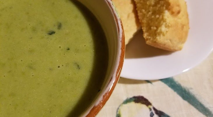 Green Pea Soup from the Monastery Kitchen at the Community of Jesus on Cape Cod