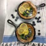 Recipe for MINI PUFF PANCAKES WITH LEMON CURD AND FRESH BLUEBERRIES made by Sisters of the Community of Jesus on Cape Cod