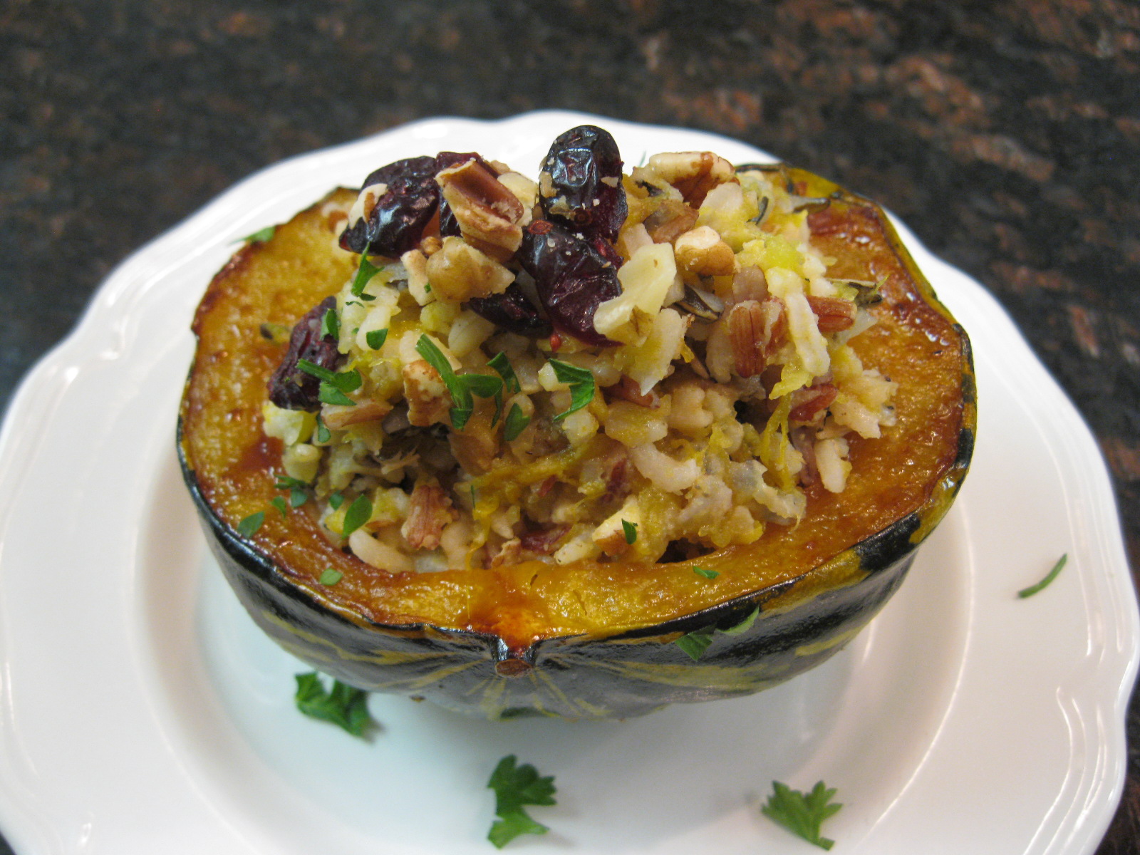 oven roasting acorn squash